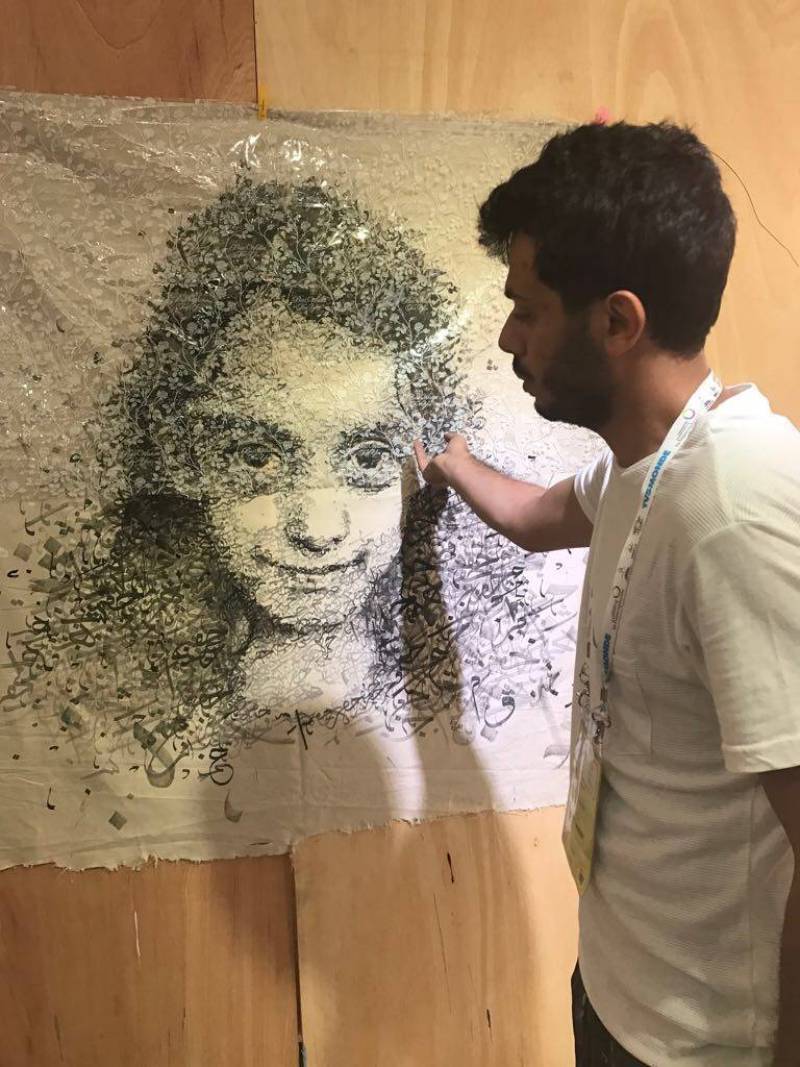Le peintre Yazan Halwani médaillé d’or de peinture